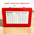 HITACHI/VOVOL/CAT O Ring Kit Repair Seal Assortment NBR FKM Silicone Hydraulic O Ring Kit Box for Machine & Excavator