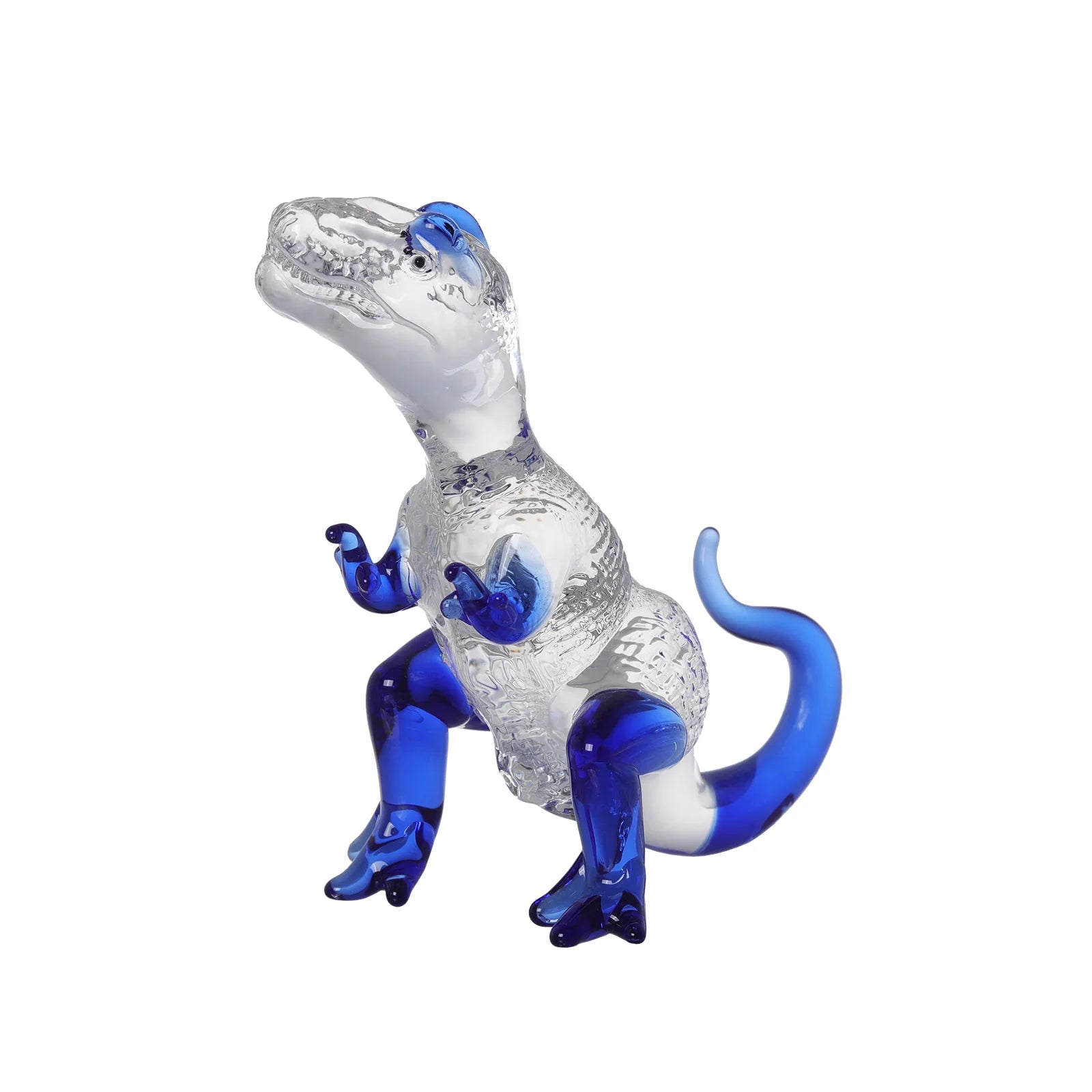 Crystal Dinosaur Miniature Figurines Hand Blown Clear Glass Art Animals Collectible Gift Home Decor