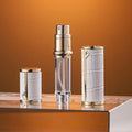 Factory Stock Can Customized Logo Leather Shell Case Luxury Travel Mini Spray  5ml Perfume Atomizer Bottle