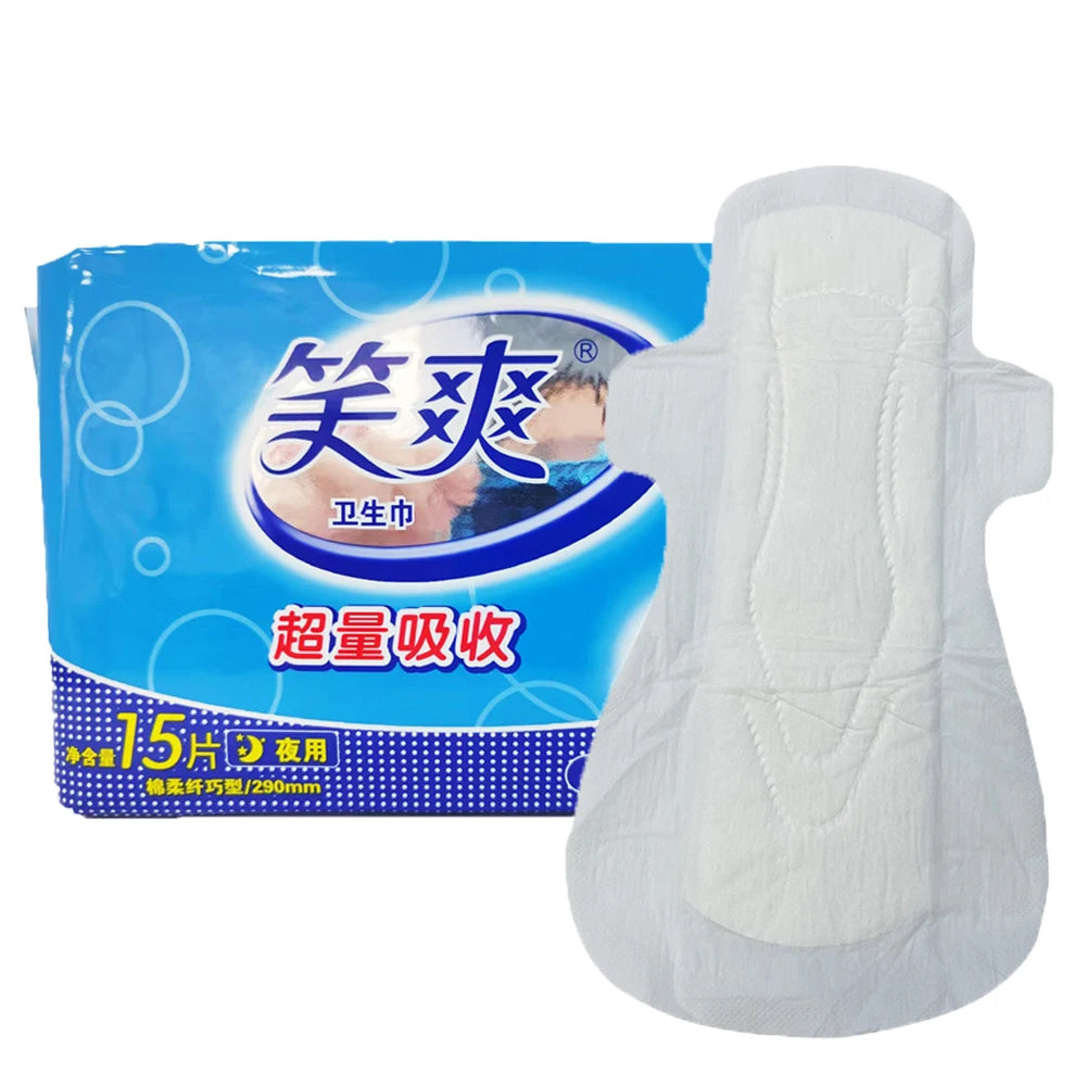 Factory Women ultra Thin 290mm Night Use Pads for Women Organic Sanitary Napkins