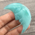 HY Wholesale Natural Crystal Fluorite Crafts Sun Crystal Healing Stone Jade Moon Face for Gift