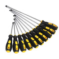 Factory Wholesale Impact Screwdriver Industrial Grade DIY Phillips Screwdriver Magnetic Bits Chrome Finish Plastic OEM Boxed