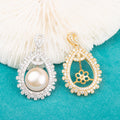 Pe010809 DIY 9-12mm Natural Freshwater Pearl Pendant Accessory 925 Sterling Silver Engagement Jewelry Necklace for Women