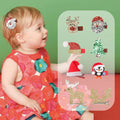 Christmas Gifts Baby Hair Accessories Hair Clip Barrettes Leather Hair Clip Set Sweet Non Slip Metal Hairpin Set Hairgrips