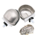 Stainless Steel Rabbit Drinking Cup Rabbit Drinker Automatic Drinker Water Bowls Feeder for Rabbits