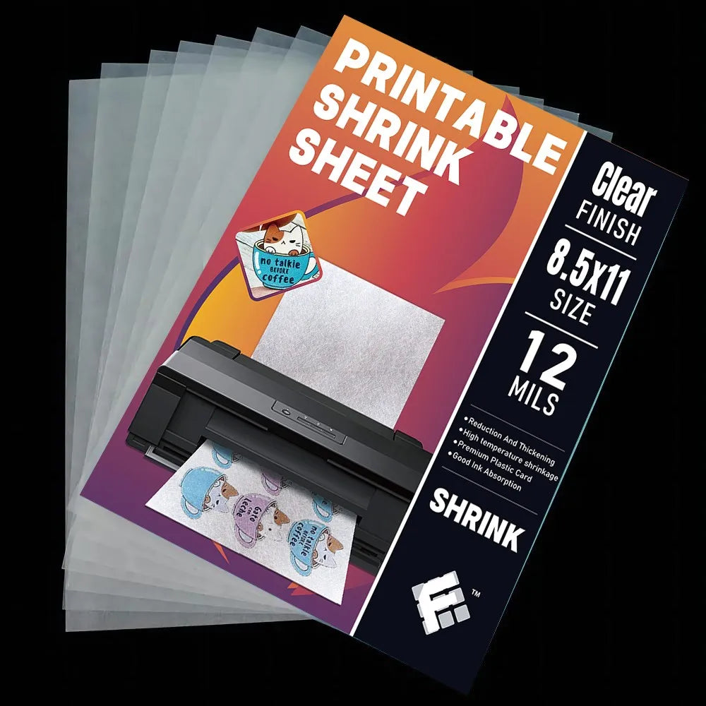 Extra Kit White Bag Set for Charm Bracelet Dinks Translucent Soft PVC Shrink Plastic Sheet Wrapping Box Art Wrapping Wrapping