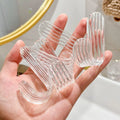 Transparent Acrylic Strong Non-trace Hook Hanging Hooks with Non Marking Sticker for Kitchen Bathroom