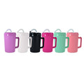 Custom Summer Reusable Beach Party Plastic Mug 22oz 34oz Coffee Travel Mega Mug Tumbler Double Wall Insulated Cold Trucker Cup
