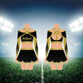 Ace Sports Custom Competition Cheer Uniforms for Youth Girls American Style Long Sleeve Black Red Printed Logo Customizable