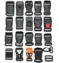 Side Release Buckle Clip Plastic Adjustable Buckles for Webbing Belt