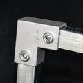 Aluminum Alloy Elbow Quick Connectors Guardrail Cast Aluminum Structural Fittings Handrail Pipe Clamps