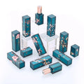 LZ Pack Stock 100pcs 12.1mm Pretty Lipstick Containers Frosted Green 3D Printing Unique Luxury Empty Lipstick Tube