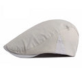 Summer Fashion Cotton Plaid Splicing Men's British Berets Ivy Cap Male Newsboy Hat