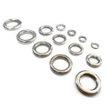 Wholesale Fishing Solid Ring Jigging Fishing Assistant Hook Accessories Saltwater Lure Heavy-duty Stainless Swivel Not Rust