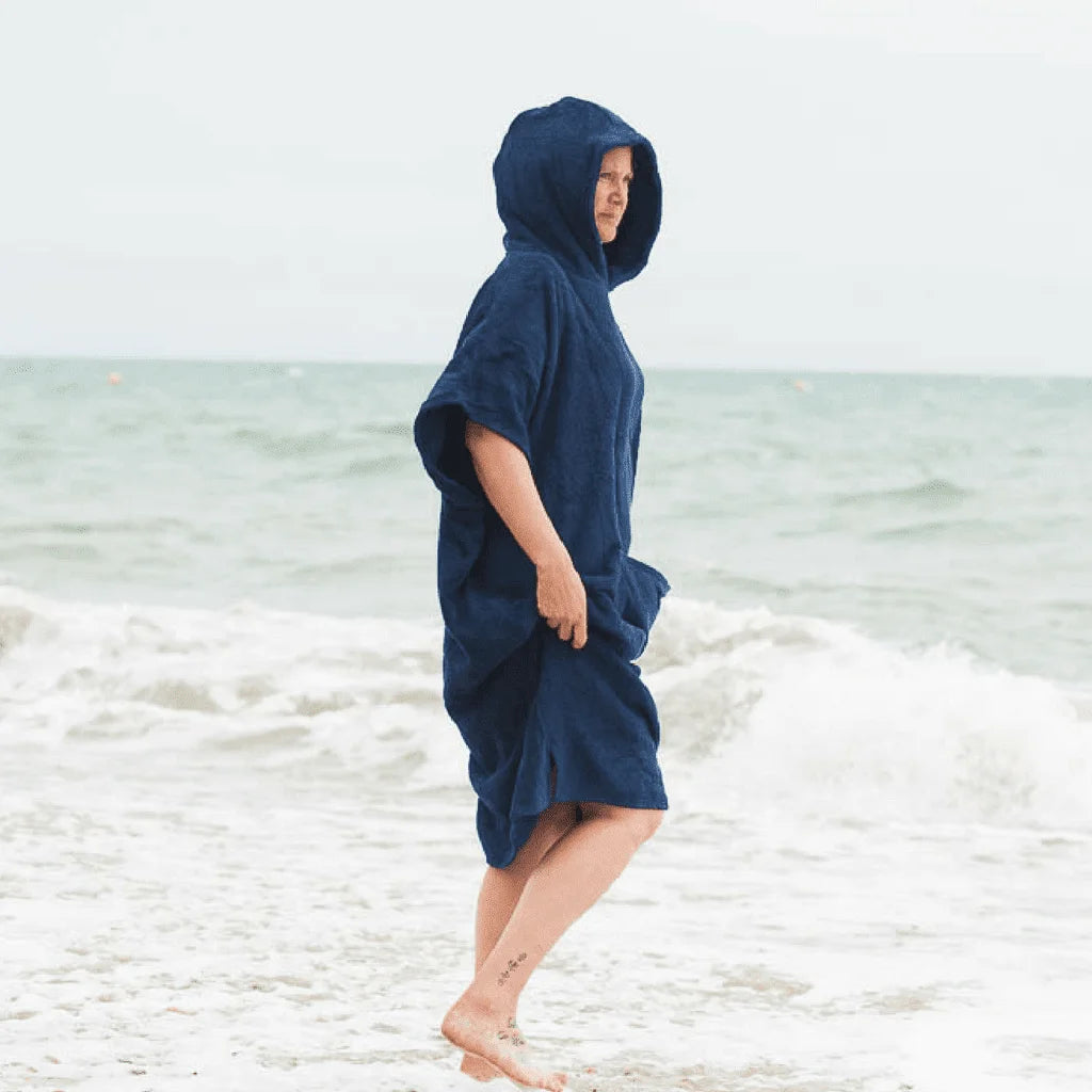 100% Cotton Beach/Spa/Pool /SUP Towel Hooded Poncho Towel