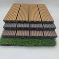Easy Install 30*30cm Good Use Interlocking Diy Wpc Decking Tiles for Exterior