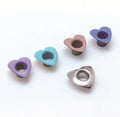New Metal Brass Heart-shaped Eyelets Pliers Grommets for Shoes Bags for Other Garment Accessories