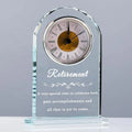 2026 Retirement Gifts Crystal Clock Farewell Goodbye Presents Ideas Leaving Going Away Gift for Coworker