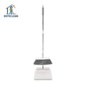 2025 Vertical Standing Design Bristle Head Dustpan and Folding Sweeper Broom Household Floor Cleaning Tool