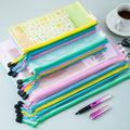 Wholesale Custom Classic File Storage Bag Schoolbag Classification Bag A4 Paper Document Bag A5 A6 Pencil Pen Case Stationery