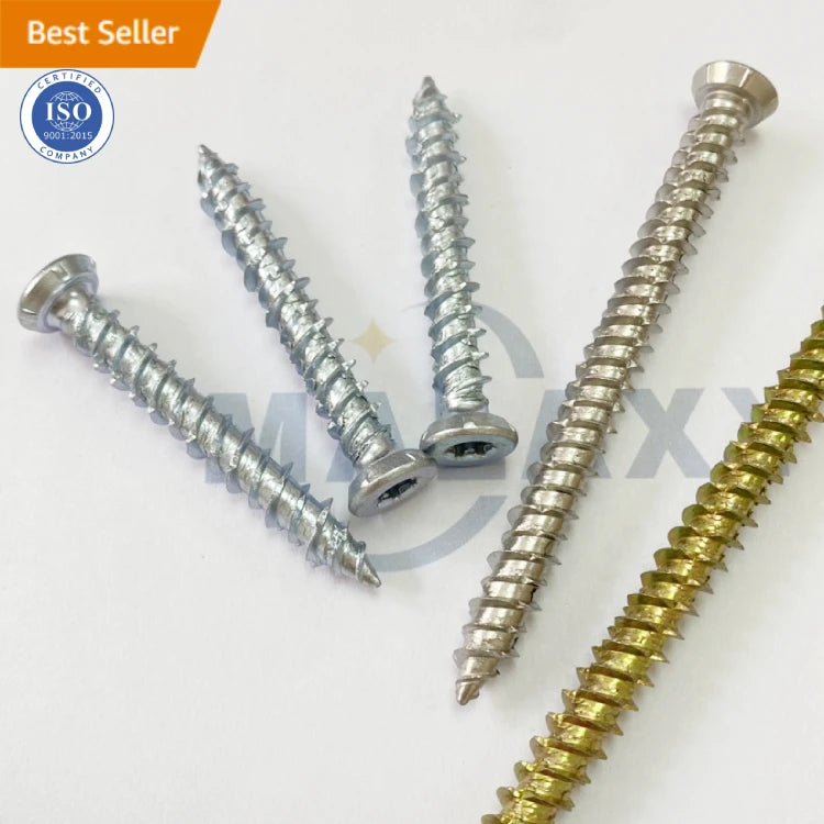 MALAXY 4.8/ 8.8/ 10.9/ 12.9 Grade Cheap Concrete Screw Supplier 200mm 7.5x60 Carbon Steel Concrete Screw