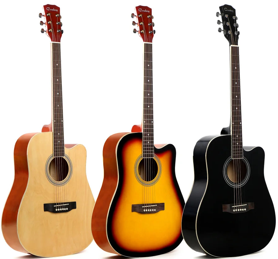 Wholesale acoustic 41 inch guitar factory cowboy brand guitar