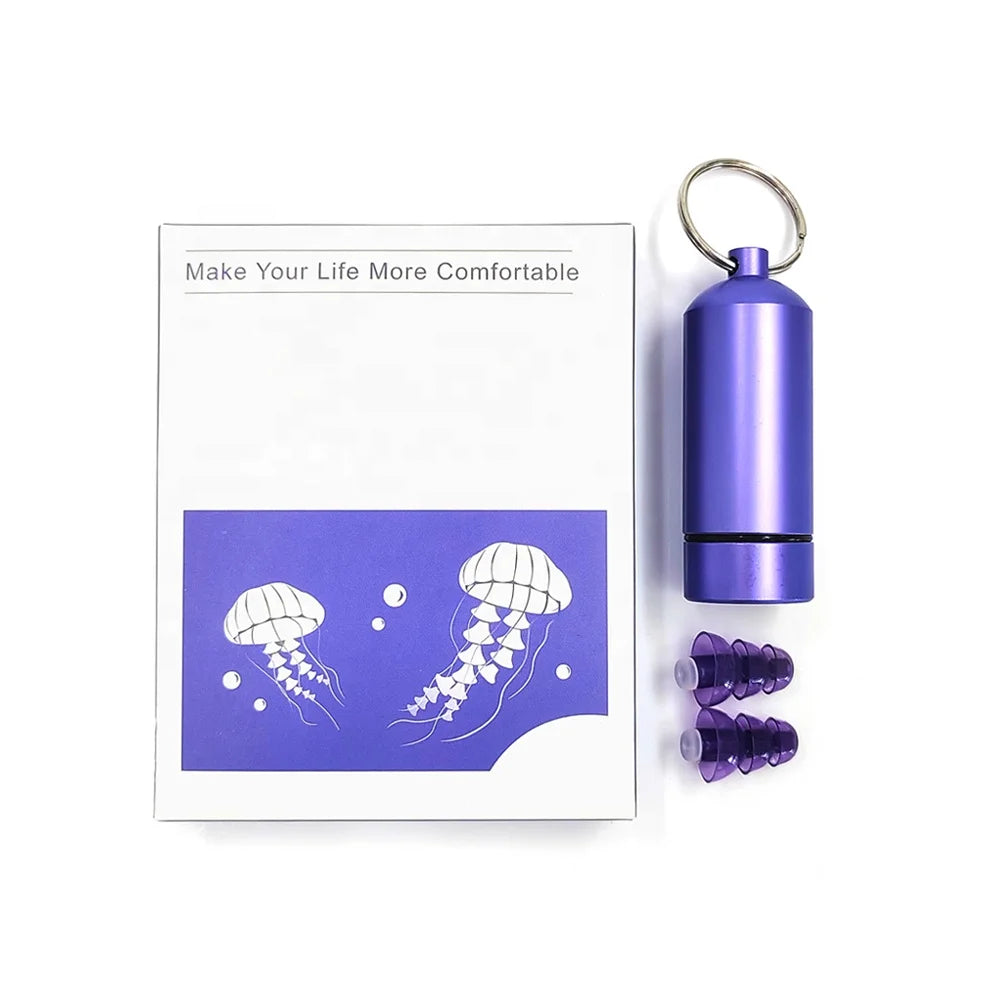 Wholesale High Fidelity Earplugs Silicone Noise Cancelling Ear Plugs for Music Festivals Concerts Travel Motorcycles