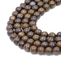 Wholesale Loose Bead Natural Stone Round Loose Gemstone Bronzite Diy Beads for Jewelry Making