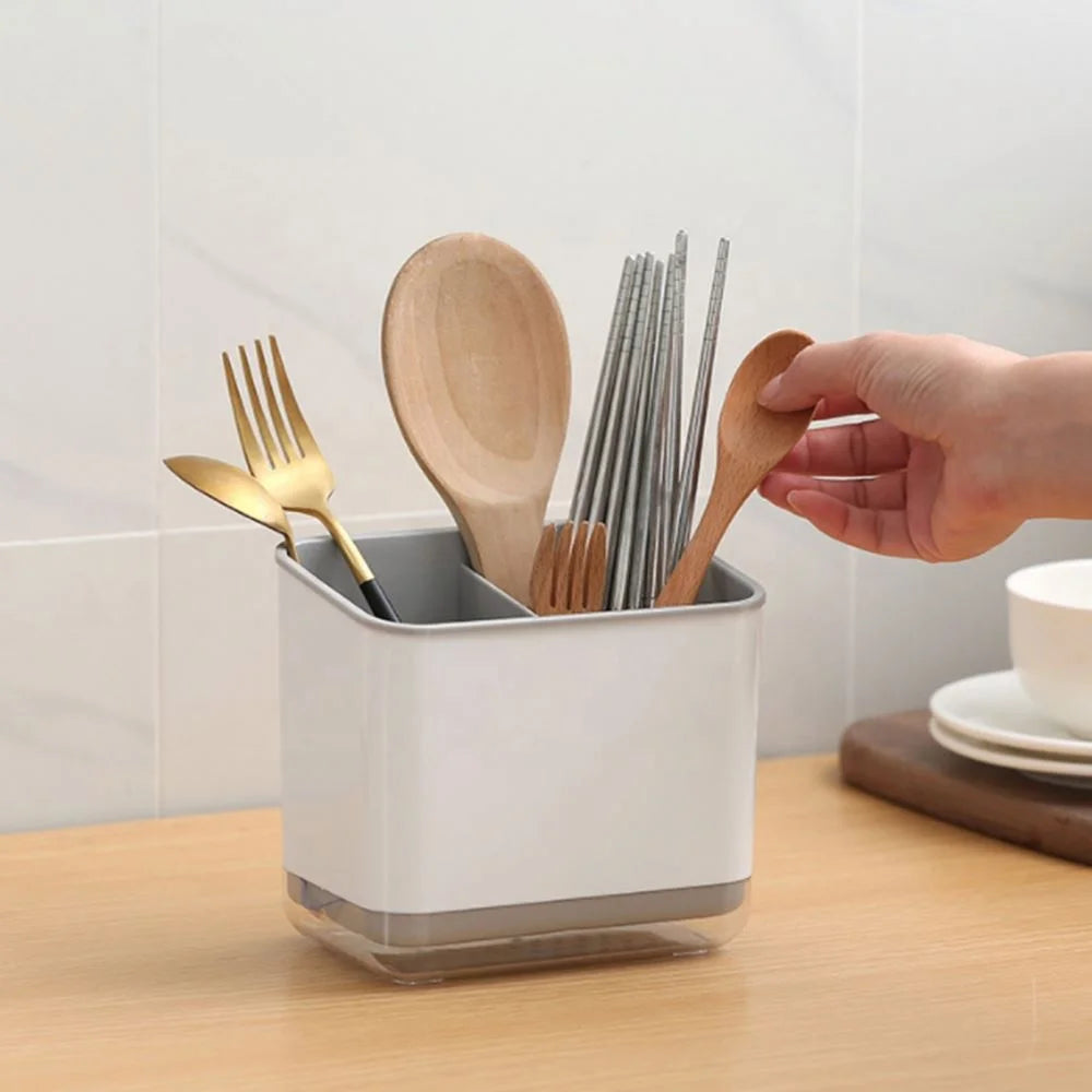 Drain Rack Kitchen Holder Save Space Organizer Stand Chopsticks Cage Multi-function Kitchen Cutlery Storage Rack