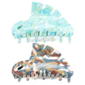 Custom Color Acetate Hair Claw Clip Multi Color Twisted Design Claw Clip Brand New Seasonal Women Hair Accessories