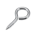 Hook Screws for Wood Wholesale Stainless Steel 304/316 Galvanised Eye Screws Lifting Bolt Sling Ring Sheep Hook and Eye Screw