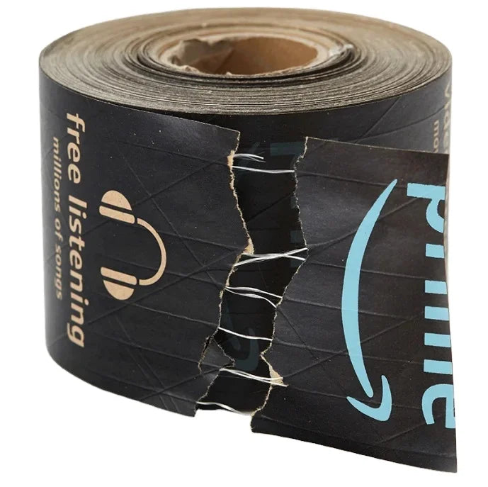 Printed Kraft Paper Tape Water-Free Water Activated Sealing Box Packaging