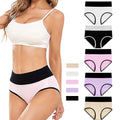5-Pieces Hotsale Popular Style Women's Underwear Breathable Cotton Large Size Womens Organic Panties