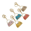 Factory Direct Sale Designer Bag Charms Keyring Zinc Alloy Lady Purse Gift Keychain