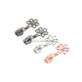 Flower Shape Zipper Pull Head Clothing Bag Zipper Slider