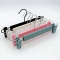 Plastic Clothing Suit Skirt Shirt Dress Pants Coat Hanger With Clips Plastic Cheap Pants Hangers