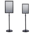 Adjustable A3/A4 Guide Signage Advertising Billboard Modern Foldable Customized Freestanding Garment Sign Display Stand Floating