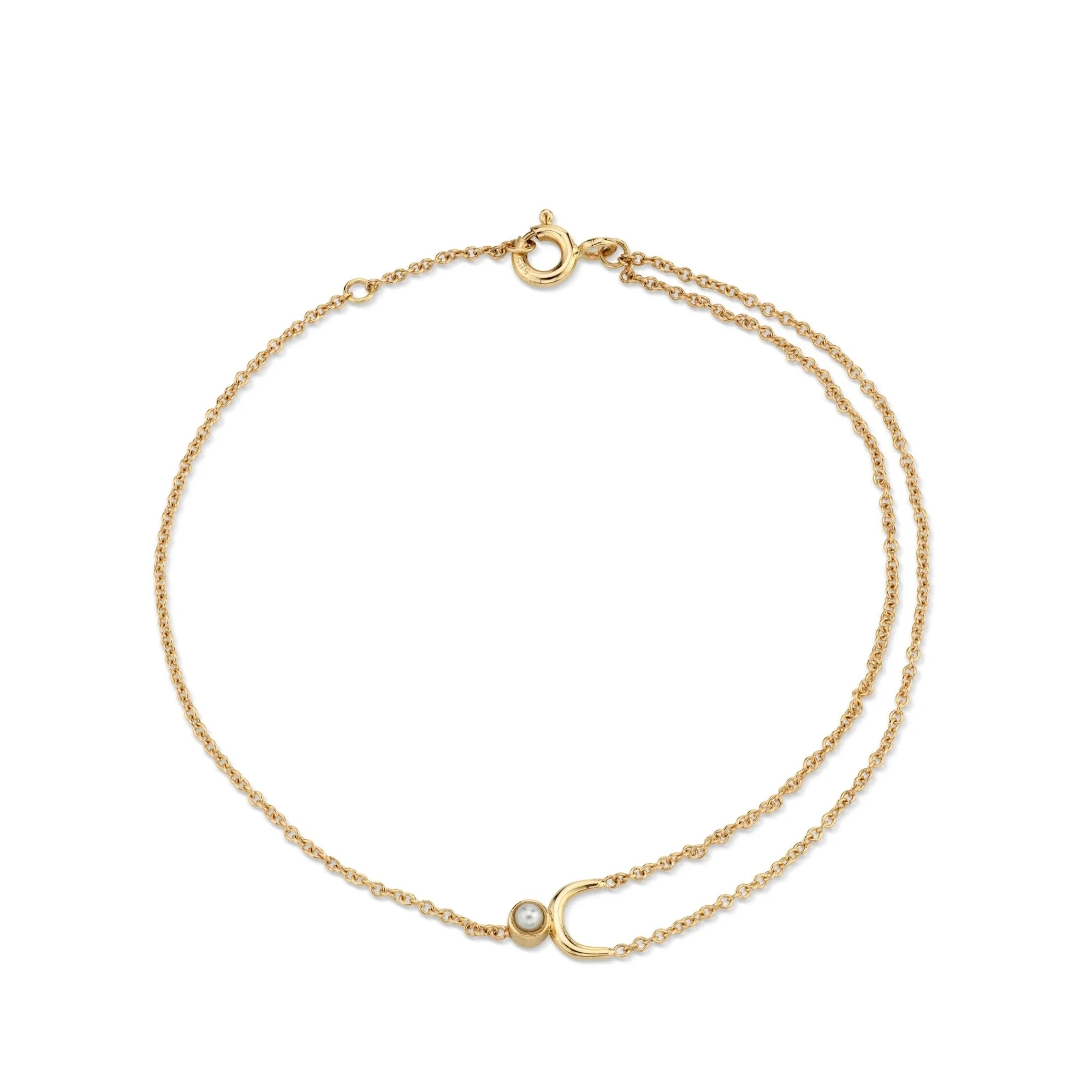 Gold Silver 925 Sterling Dainty Pearl Bracelet for Women Girl Wholesale