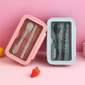 Eco-friendly Wheat Straw Japanese Bento Box Food Grade Biodegradable Lunch Box with Cutlery