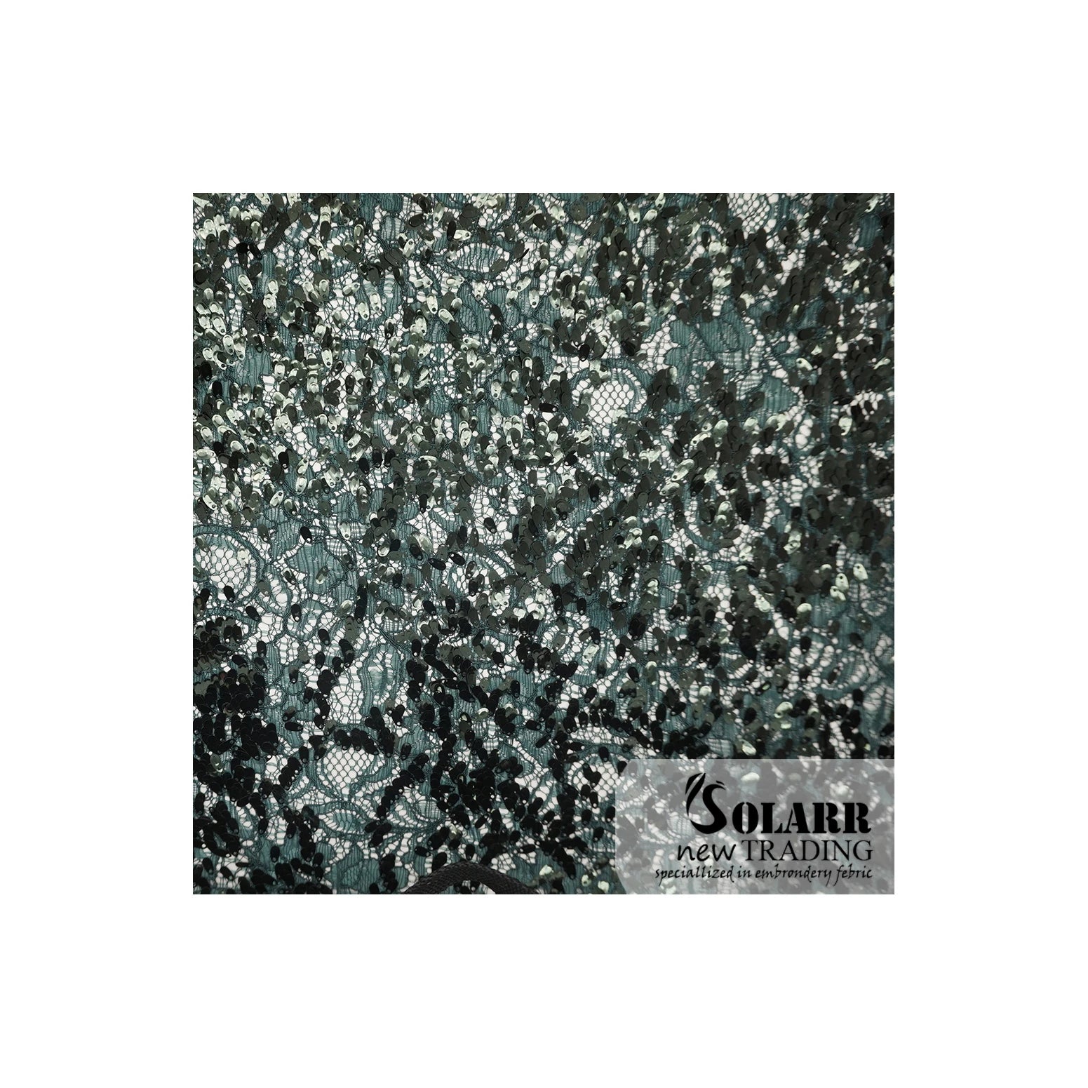 Wholesale Cool Style Eco-friendly Stretch Black Reversible Sequin Fabric for Dress