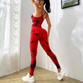 2023 Women Tie Dye Seamless Yoga Sets Workout Running Sportswear Gym Fitness Sets