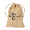 Custom Linen Jute Drawstring Bag Coffee Storage Bags Jewelry Storage Pouches for Wedding Party