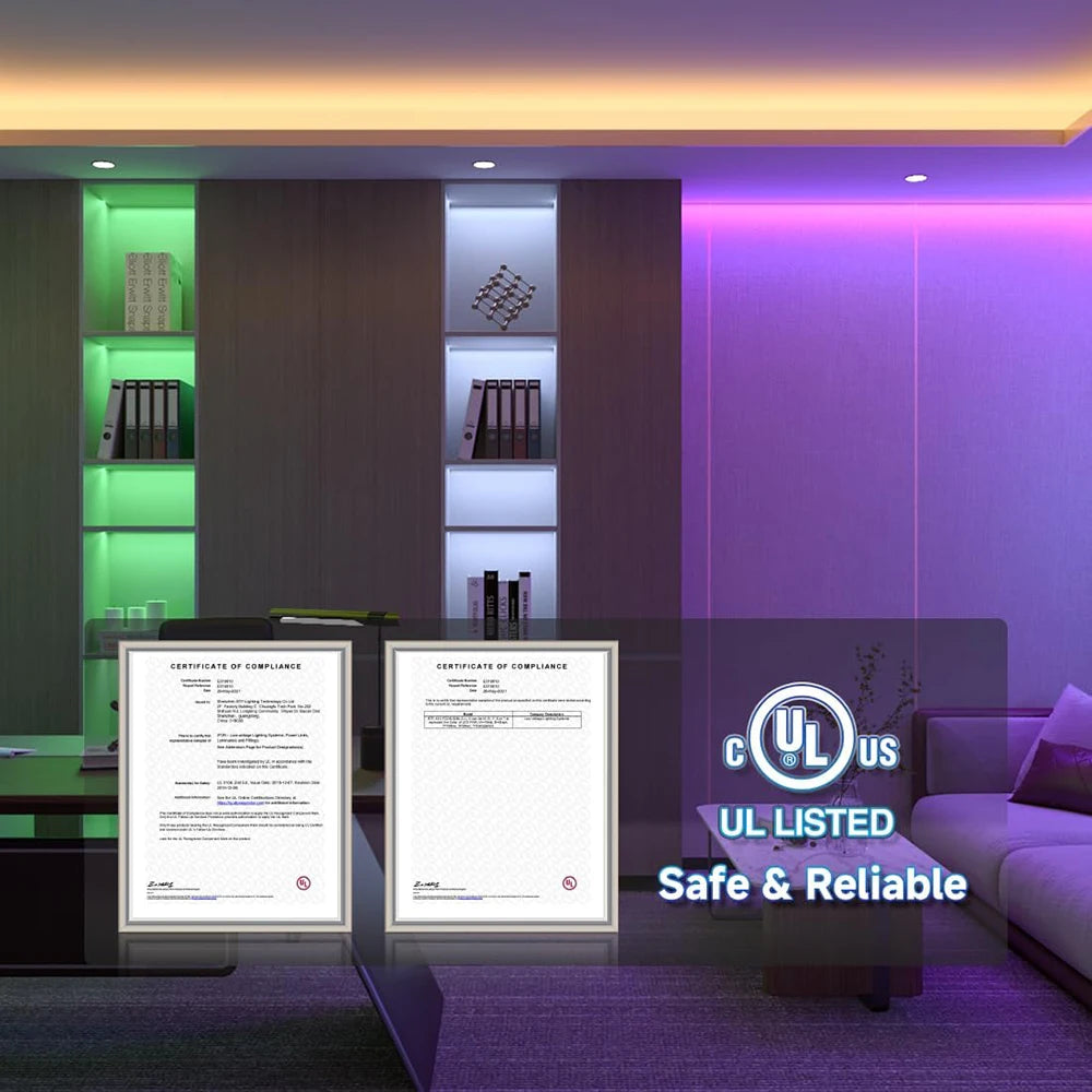 Decorating Light High CRI Density Non Waterproof Ip30 DC12V 24V 896Leds Fcob Rgbww Cob Rgbw Led Strip