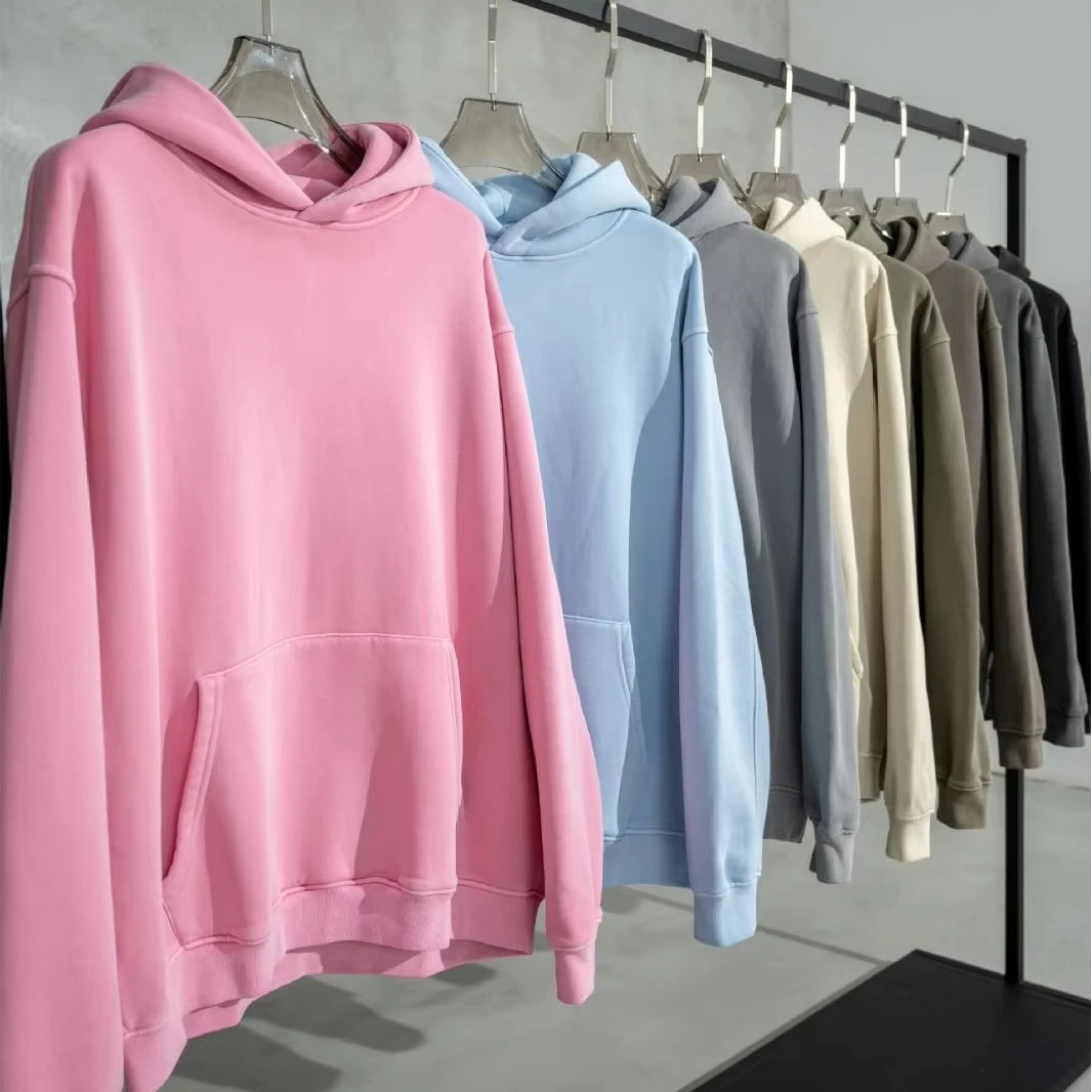American Street Men's Women's Purple Hoodie Loose Casual Tops Hip Hop Style Logo Printed Cotton Peplum Lightweight Breathable