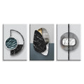 Modern Abstract Geometric Art Abstract Print Canvas Painting Geometric Three-piece Combination Home Wall Art Hanging Painting
