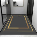Minimalism Geometric Wear Resistant Washable Anti-slip Home Decor Crystal Velvet Carpet Rug Mat MegaBDM