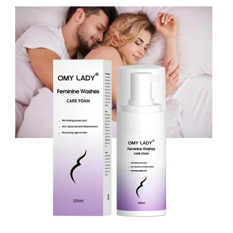 OMYLADY Anti- Itch Degerming Cooling Pain Relieving Witch Hazel 50% Feminine Washes Organic Yoni Foam Wash
