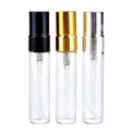 Luxury Mini Glass Vials 2ml 3ml 5ml 10ml Perfume Sprayer Sample Tester for Light Cosmetics and Beauty Products