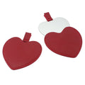 Giveaway Mini Gifts Unbreakable Custom Logo Stainless Steel Made Heart Shape Pocket Mirror With Pouch