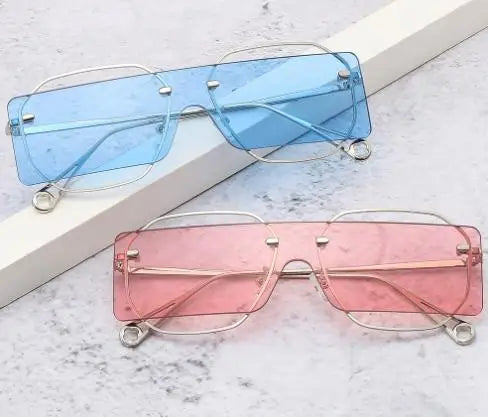 Fashion Personality Polygonal New Sunglasses Metal Trendy Glasses Catwalk Sunglasses